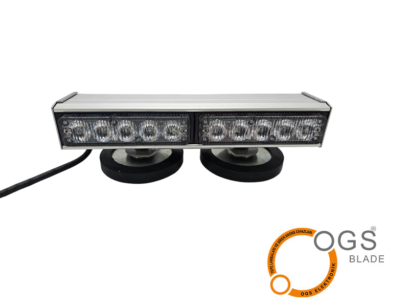 L Model 2 Modüllü Mıknatıs Ayaklı Aydınlatma Çubuğu